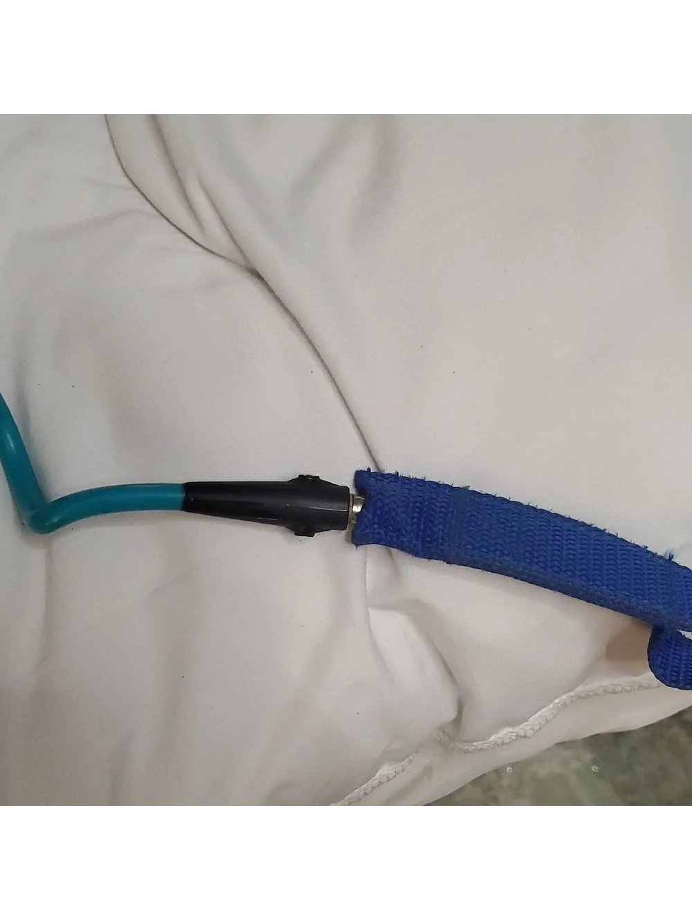 Puppia Aqua Blue Soft Harness and Navy Blue Leash Set, Size XL, New Without Tags